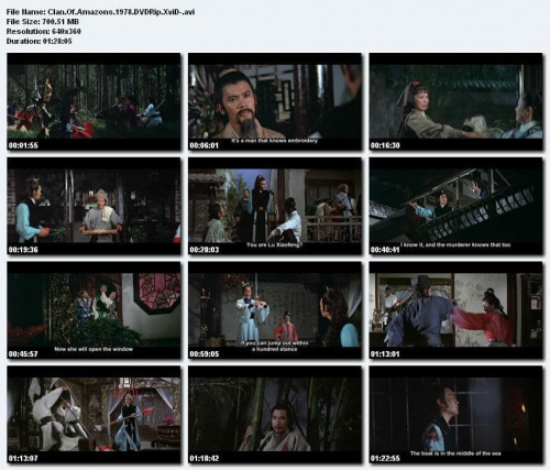 Klan wojowniczek / Xiu hua da dao /Clan of Amazons (1978) DVDRip. XviD. NAPISY ENG Klan wojowniczek / Xiu hua da dao /Clan of Amazons (1978) DVDRip. XviD. NAPISY ENG