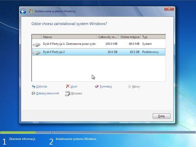 RE: Pomoc w instalacji systemu Windows