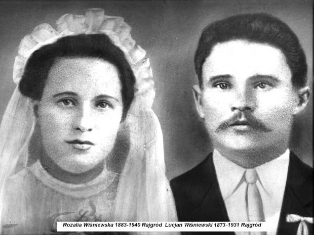 Rozalia Wiśniewska 1883Pieńczykowo-1940Łazarze i Lucjan Wiśniewski 1873 ?-1931Łazarze, ślub w USA - bc93cc39375fc328gen