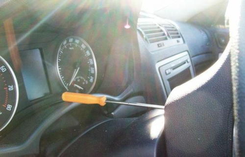 Wymiana zaślepki airbag-u #OctaviaII