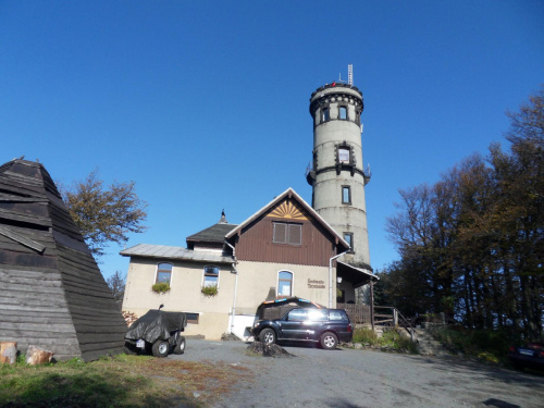 Hochwald-Turmbaude jak mawiają Niemcy :) #Czechy #Hochwald #Hvozd #Niemcy