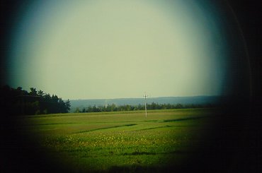 wieże kościoła w Lubochni - powiat tomaszowski widziane z odległości 25 km - z G.Sławno k.Opoczna #kościół #Lubochnia #panorama #Sławno