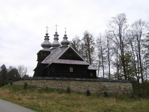 Dawna cerkiew greckokatolicka w Polanach p.w. ś Michała Archanioła (obecnie k. rz.). #BeskidNiski