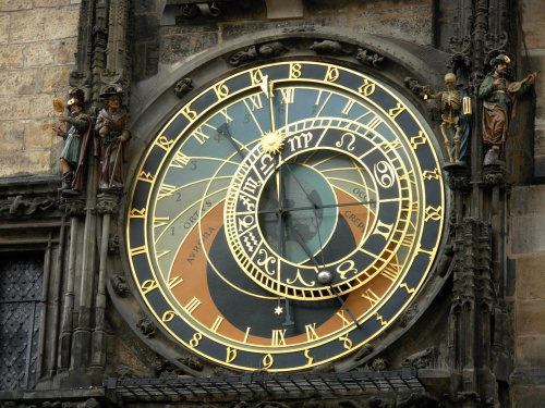 Zegar astronomiczny na Rynku Starego Miasta