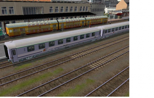 Zrzut z gry Train Simulator, stacja Rzeszów.