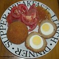 Szkockie jajka..Przepisy na : http://www.kulinaria.foody.pl/ , http://www.kuron.com.pl/ i http://kulinaria.uwrocie.info #jajka #MieęsoMielone #PrzekąskiNaCiepło #KuchniaAngielska #gotowanie #jedzenie #kulinaria #PrzepisyKulinarne