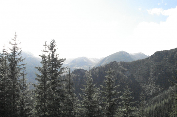 Giewont z Balkonu Pensjonatu