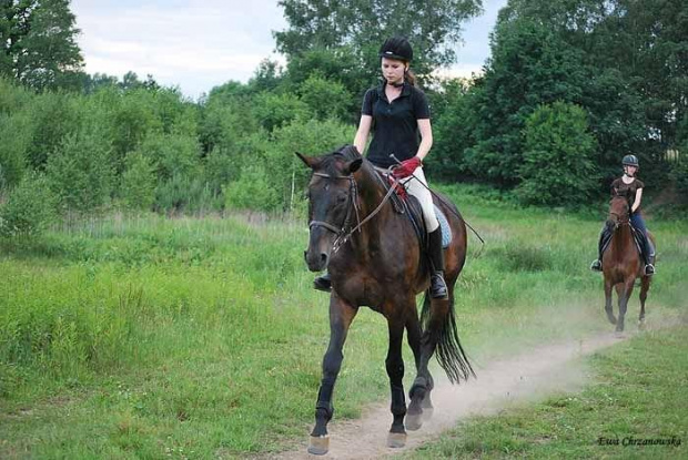 2009.06.18 Trening w Stodolach, Zosia i Ania