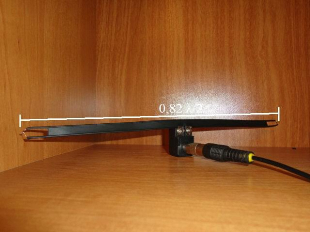 Antena z kabla symetrycznego 2