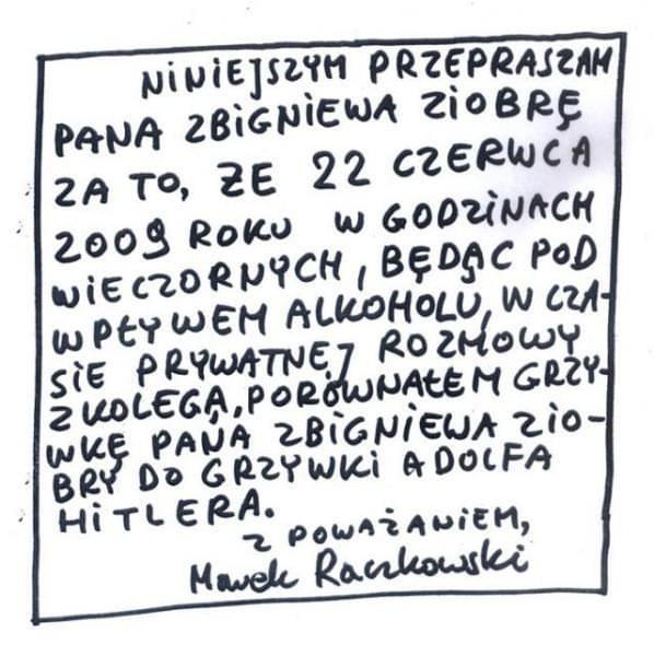 Raczkowski z 3 strony Przekrój nr 25/2009
fot. Wymyślił i narysował Marek Raczkowski