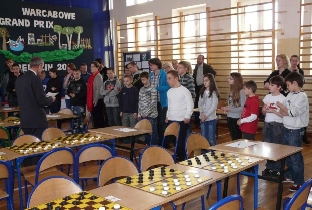 Turniej szkół podstawowych i gimnazjalnych z Torunia i okolic. Warcabowe Grand Prix 2012 - finał, ZS nr 2 Grębicin 17.04.2012r.