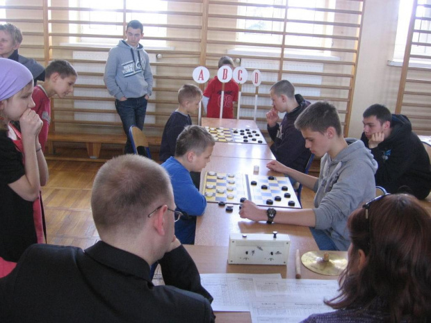 Turniej szkół podstawowych i gimnazjalnych z Torunia i okolic. Warcabowe Grand Prix 2012 - finał, ZS nr 2 Grębicin 17.04.2012r.