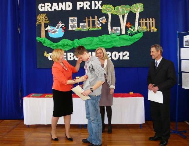 Turniej szkół podstawowych i gimnazjalnych z Torunia i okolic. Warcabowe Grand Prix 2012 - finał, ZS nr 2 Grębicin 17.04.2012r.