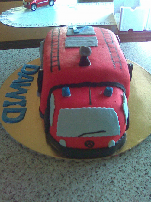 Tort - Wóz strażacki #tort