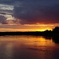 #Odra #rzeka #niebo #woda #ZachódSłońca