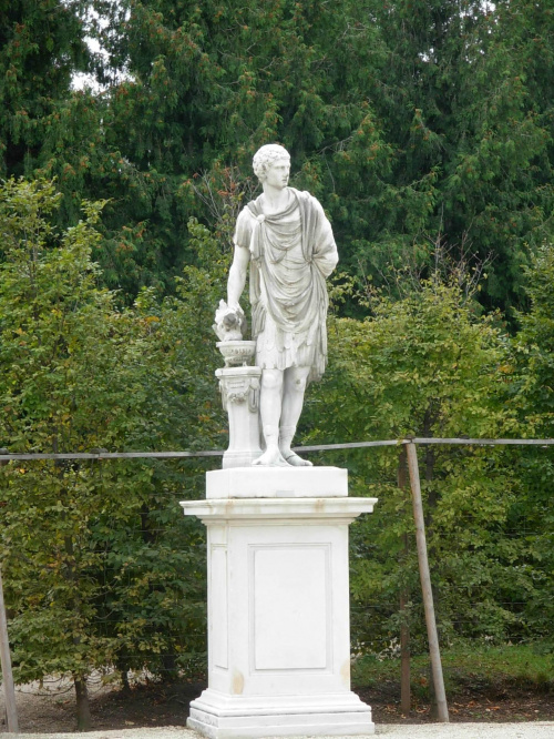 Statua w ogrodzie Pałacu Schonbrunn