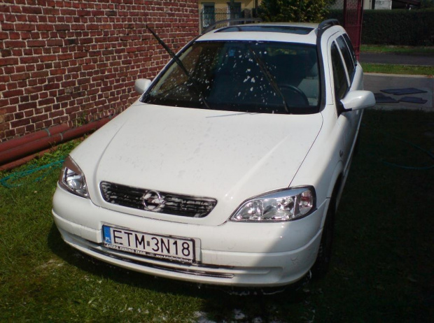 Opel Astra G Biały Caravan Tuning 1.4 Twinport