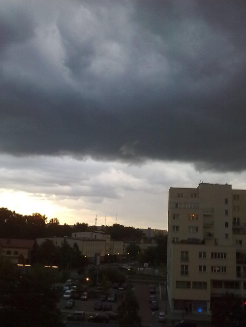 Przed burzą #burza #chmury #deszcz #ulewa