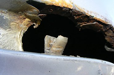 Mocowanie zderzaka #blacharka #HondaCivic #rdza #stłuczka #wypadek