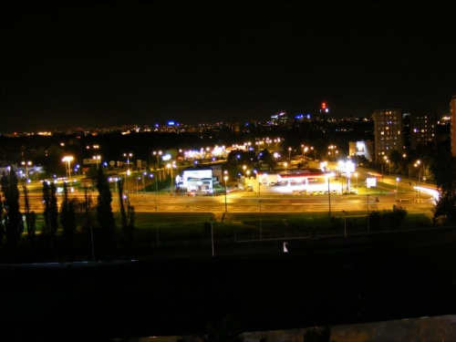 Poznań nocą