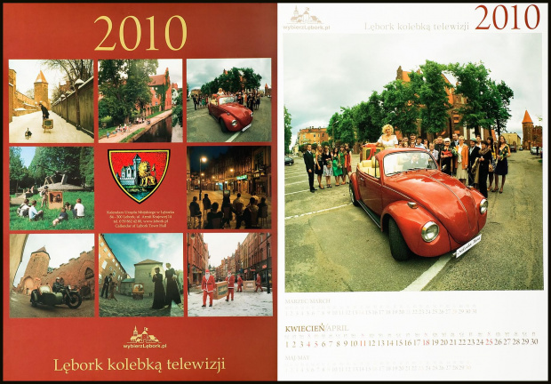 Lębork kolebką telewizji - kalendarz 2010 #lębork #nipkow #kalendarz #telewizja #TarczaNipkowa #falcman