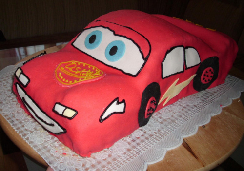 Tort Zygzak McQuen #Zygzak #tort #auto #kraków