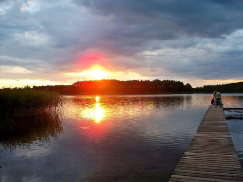Kraina 100 jezior #ZachódSłońca