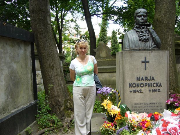 Cmentarz Łyczakowski we Lwowie-grób Marii Konopnickiej