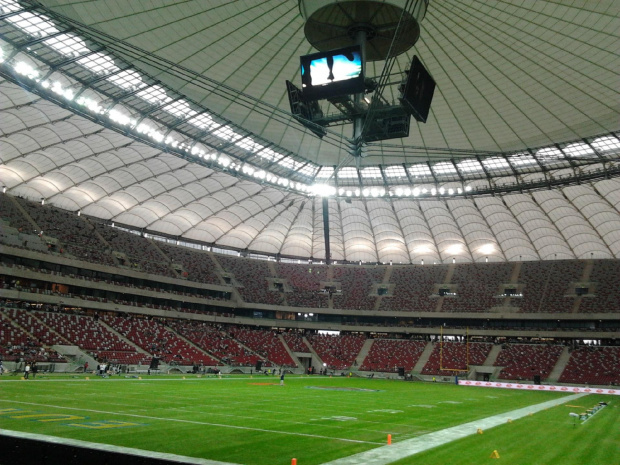 Stadion narodowy z zamkniętym dachem #mecze