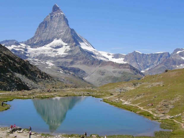 Klasyczny lustrzany Matterhorn
