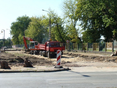 Ul. Warszawska podczas remontu zachodniej nitki. #radom #ulica #warszawska #remont