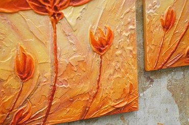 #kwiaty #malarstwo #akryl #obraz