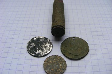 Łuska mauser,1fening,20krajcarów,chyba medalik?. #monety #Pogoda2013r