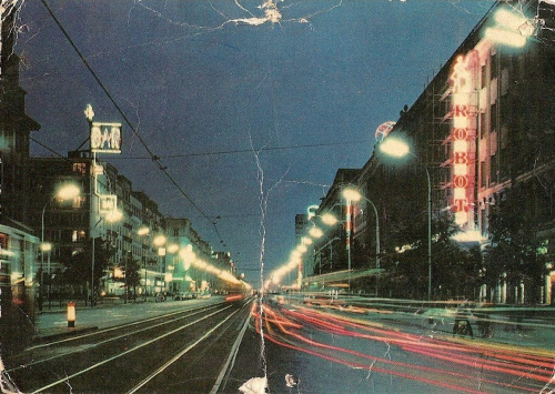 Warszawa_Aleje Jerozolimskie nocą