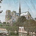 PARIS_Notre-Dame et la Seine_Katedra Notre-Dame w Paryżu_Jedna z najbardziej znanych katedr na świecie, między innymi dzięki powieści Dzwonnik z Notre Dame francuskiego pisarza Viktora Hugo.