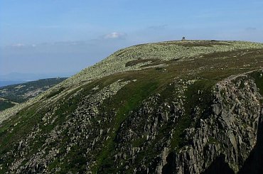 Widok ze Śnieżnych Kotłów na Wielki Szyszak #góry #SzklarskaPoręba #Karkonosze #krajobraz #ŚnieżneKotły