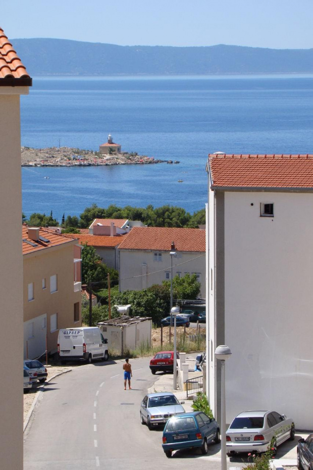 Makarska widok z balkonu #Croatia #Chorwacja #Wczasy #Morze #Dalmacja