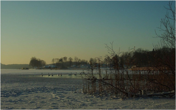 #ZimowyObrazek #MazuryZimą #Ostróda #JezioroMazurskie