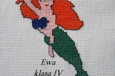 #HaftKrzyżykowy #Syrenka #Arielka