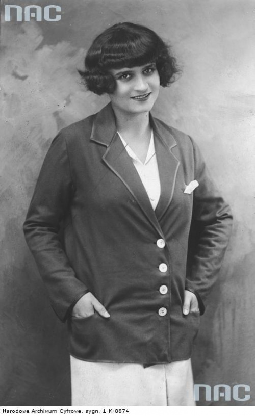 Janina Porębska, aktorka. Warszawa_1928 r.