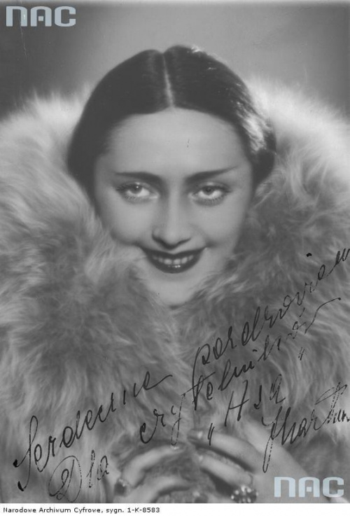 Janina Martini, aktorka, Warszawa_1936 r.