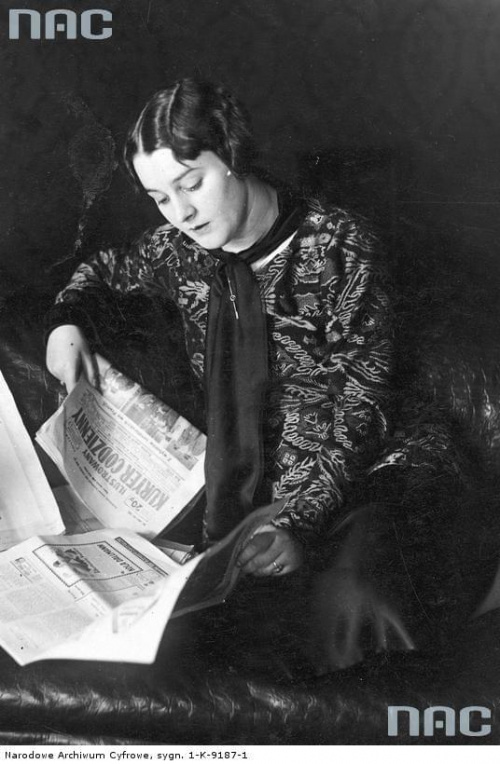 Janina Szymbortówna, aktorka. Warszawa_1927 r.