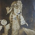 Maria Malicka, aktorka. Zdjęcie z jej autografem. Kadr z filmu " Zew morza "_1927 r.