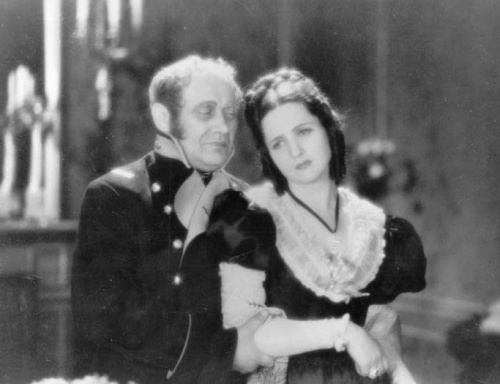 Aktorzy Stefan Jaracz i Jadwiga Smosarska. Kadr z filmu " Księżna Łowicka "_1932 r.