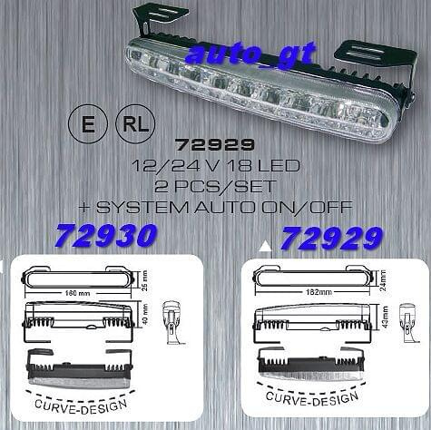 ŚWIATŁA DO JAZDY DZIENNEJ DRL ATAEST 44 LED #ŚWIATŁADZIENNELED