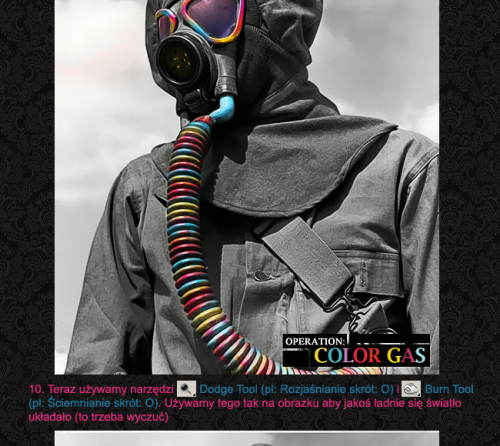 tutorial operation color gas