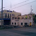 2008 11 06 - Goleniów - Rozbiórka starej nastawni - foto z przejazdu #Goleniów #kolej #PKP #stacja #dworzec #nastawnia #przejazd #LCS