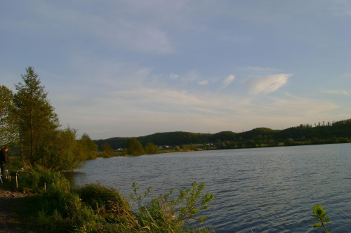 Jezioro Orle k/Wejherowa, wieczorem.