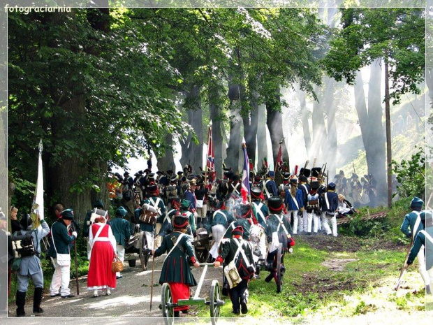 19 czerwca 2010 r. pod Twierdzą Srebrna Góra -inscenizacja historyczna. 200 żołnierzy z epoki napoleońskiej odtwarza bitwę z roku 1807.