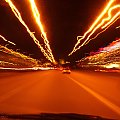 Wracam do domu #Ulica #neony #światło #auto #samochody #Noc #miasto